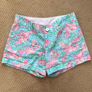 Lilly Pulitzer Lobster Roll Shorts size: 0